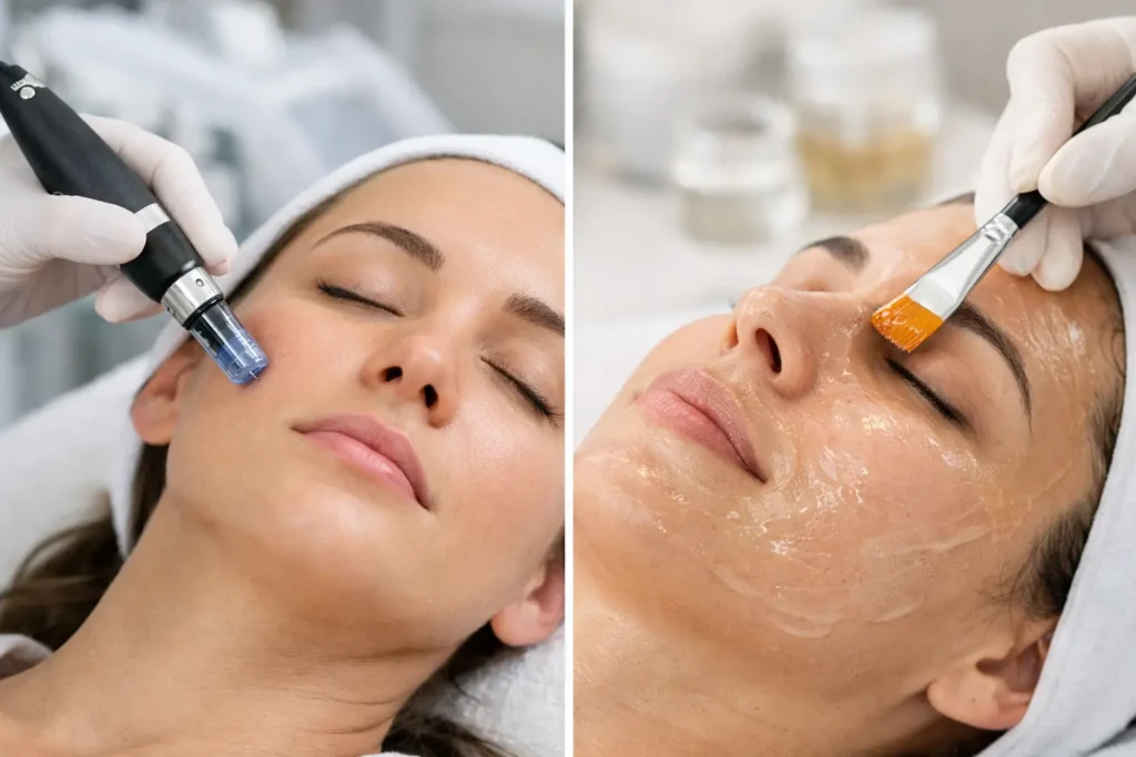 Microneedling vs Chemical Peel: Which Fits You?