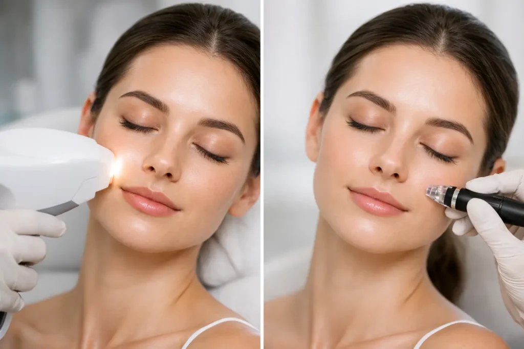 IPL vs Microneedling for Clearer, Brighter Skin