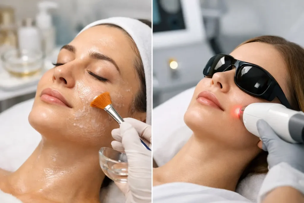Chemical Peel vs Laser for Your Best Skin